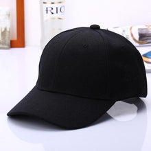 Load image into Gallery viewer, Black Cap Solid Color Baseball Cap Snapback Caps Casquette Hats Fitted Casual Gorras Hip Hop Dad Hats For Men Women Unisex - UK Fashion Market