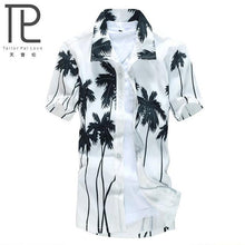 Load image into Gallery viewer, Mens Hawaiian Shirt Male Casual camisa masculina Printed Beach Shirts Short Sleeve brand clothing Free Shipping Asian Size 5XL - UK Fashion Market