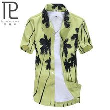 Load image into Gallery viewer, Mens Hawaiian Shirt Male Casual camisa masculina Printed Beach Shirts Short Sleeve brand clothing Free Shipping Asian Size 5XL - UK Fashion Market