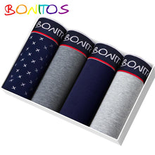 Load image into Gallery viewer, 4pcs men's panties boxer men underwear underpants man cotton Shorts for male couple sexy set calecon large size under wear lot - UK Fashion Market