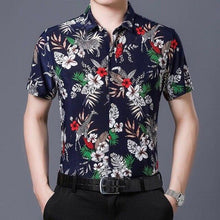 Load image into Gallery viewer, 2020 Men's Hawaiian Shirt Short Sleeve Mens Dress Shirts Slim Fit Camisa Masculina Summer Hawaii Casual Male Flower Print Shirt - UK Fashion Market