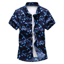 Load image into Gallery viewer, Plus Size M-7XLNew Summer Fashion Men's Shirt Slim Fit Men Short Sleeve Plaid Shirts Mens Clothes Trend Casual Mens Social Shirt - UK Fashion Market