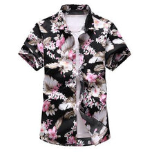 Load image into Gallery viewer, Plus Size M-7XLNew Summer Fashion Men's Shirt Slim Fit Men Short Sleeve Plaid Shirts Mens Clothes Trend Casual Mens Social Shirt - UK Fashion Market
