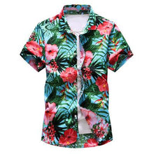 Load image into Gallery viewer, Plus Size M-7XLNew Summer Fashion Men's Shirt Slim Fit Men Short Sleeve Plaid Shirts Mens Clothes Trend Casual Mens Social Shirt - UK Fashion Market