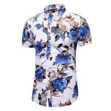 Load image into Gallery viewer, Plus Size M-7XLNew Summer Fashion Men's Shirt Slim Fit Men Short Sleeve Plaid Shirts Mens Clothes Trend Casual Mens Social Shirt - UK Fashion Market