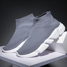 Load image into Gallery viewer, SHANTA Women Sock Boots 2019 New Stretch Fabric Shoes Slip On Over the Knee Boots Women Pumps Boots For Womens - UK Fashion Market
