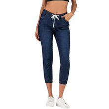 Load image into Gallery viewer, Knee-length denim jeans pants - UK Fashion Market
