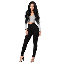 Load image into Gallery viewer, High Waist Stretch Slim Jeans - UK Fashion Market
