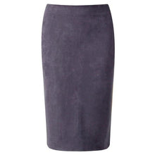 Load image into Gallery viewer, Neophil 2020 Summer Women Suede Midi Pencil Skirt High Waist Gray Pink XXL Sexy Style Stretch Wrap Ladies Office Work Saia S1009 - UK Fashion Market

