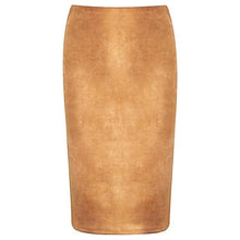 Load image into Gallery viewer, Neophil 2020 Summer Women Suede Midi Pencil Skirt High Waist Gray Pink XXL Sexy Style Stretch Wrap Ladies Office Work Saia S1009 - UK Fashion Market
