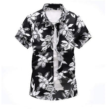 Load image into Gallery viewer, Shirt Men 2019 Summer New Short Sleeve Hawaiian Shirt Mens Casual Button Down Dress Shirts for Holiday Chemise 7XL - UK Fashion Market
