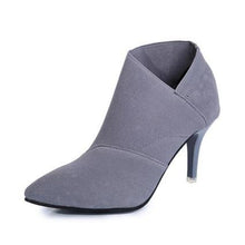 Load image into Gallery viewer, Hot 3Colour Women shoes Winter Autumn Casual Women High Heels Pumps Warm Ankle boots Women Botas Shoes Mujer Zapatos size 34-41 - UK Fashion Market
