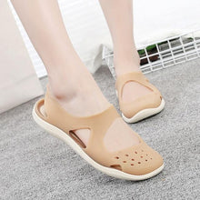 Load image into Gallery viewer, Women's Sandals 2019 Fashion Lady Girl Sandals Summer Women Casual Jelly Shoes Sandals Hollow Out Mesh Flats Beach Sandals - UK Fashion Market
