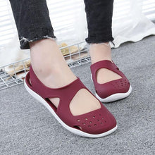 Load image into Gallery viewer, Women's Sandals 2019 Fashion Lady Girl Sandals Summer Women Casual Jelly Shoes Sandals Hollow Out Mesh Flats Beach Sandals - UK Fashion Market
