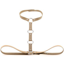 Load image into Gallery viewer, New Fshion Leather Harness Sexy Chest Sculpting Body Waist Belt Punk Gothic Sexy Bra BODY Bondage PU Leather Waist Belts - UK Fashion Market
