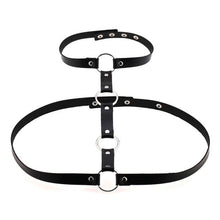 Load image into Gallery viewer, New Fshion Leather Harness Sexy Chest Sculpting Body Waist Belt Punk Gothic Sexy Bra BODY Bondage PU Leather Waist Belts - UK Fashion Market
