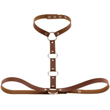 Load image into Gallery viewer, New Fshion Leather Harness Sexy Chest Sculpting Body Waist Belt Punk Gothic Sexy Bra BODY Bondage PU Leather Waist Belts - UK Fashion Market
