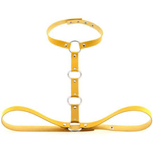 Load image into Gallery viewer, New Fshion Leather Harness Sexy Chest Sculpting Body Waist Belt Punk Gothic Sexy Bra BODY Bondage PU Leather Waist Belts - UK Fashion Market
