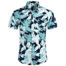 Load image into Gallery viewer, Hawaiian Shirts Mens Tropical Pink Floral Beach Shirt Summer Short Sleeve Vacation Clothing Casual Hawaii Shirt Men USA Size XXL - UK Fashion Market
