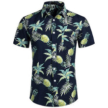 Load image into Gallery viewer, Hawaiian Shirts Mens Tropical Pink Floral Beach Shirt Summer Short Sleeve Vacation Clothing Casual Hawaii Shirt Men USA Size XXL - UK Fashion Market
