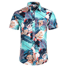 Load image into Gallery viewer, Hawaiian Shirts Mens Tropical Pink Floral Beach Shirt Summer Short Sleeve Vacation Clothing Casual Hawaii Shirt Men USA Size XXL - UK Fashion Market
