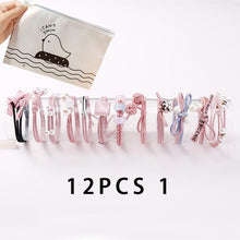 Load image into Gallery viewer, 8/12/16/20/25Pcs New Women Girls Basic Knot Pearls Elastic Hair Bands Scrunchies Ponytail Holder Headbands Hair Accessories Set - UK Fashion Market
