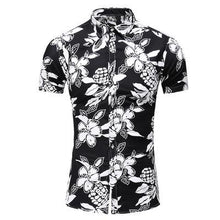 Load image into Gallery viewer, Summer New Arrival Shirts Men 2020 Fashion Print Short Sleeve Hawaiian Shirt Male Casual Flower Slim Fit Beach Shirts Plus M-7XL - UK Fashion Market
