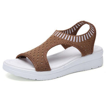 Load image into Gallery viewer, Women Sandals 2019 New Female Shoes Woman Summer Wedge Comfortable Sandals Ladies Slip-on Flat Sandals Women Sandalias - UK Fashion Market
