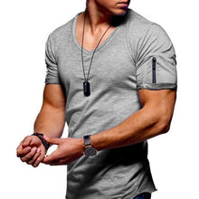 Load image into Gallery viewer, 2020 new men's V-neck T-shirt - UK Fashion Market
