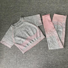 Load image into Gallery viewer, Leggings and Crop Top Set - UK Fashion Market
