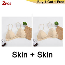 Load image into Gallery viewer, GUMPRUN Seamless Soft Bras for Women Thin Strap Wireless Push Up Bra Backless Comfort Underwear Bralette Sexy Lingerie - UK Fashion Market

