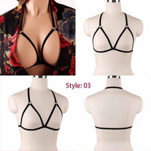 Load image into Gallery viewer, Body Harness Bra For  Women Fetish Chest Bondage Lingerie Erotic Cage Bra Gothic Garter Belt - UK Fashion Market
