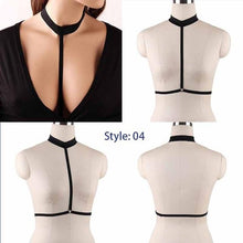 Load image into Gallery viewer, Body Harness Bra For  Women Fetish Chest Bondage Lingerie Erotic Cage Bra Gothic Garter Belt - UK Fashion Market
