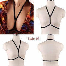 Load image into Gallery viewer, Body Harness Bra For  Women Fetish Chest Bondage Lingerie Erotic Cage Bra Gothic Garter Belt - UK Fashion Market
