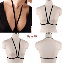 Load image into Gallery viewer, Body Harness Bra For  Women Fetish Chest Bondage Lingerie Erotic Cage Bra Gothic Garter Belt - UK Fashion Market
