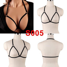 Load image into Gallery viewer, Body Harness Bra For  Women Fetish Chest Bondage Lingerie Erotic Cage Bra Gothic Garter Belt - UK Fashion Market
