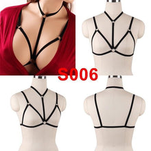Load image into Gallery viewer, Body Harness Bra For  Women Fetish Chest Bondage Lingerie Erotic Cage Bra Gothic Garter Belt - UK Fashion Market

