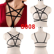Load image into Gallery viewer, Body Harness Bra For  Women Fetish Chest Bondage Lingerie Erotic Cage Bra Gothic Garter Belt - UK Fashion Market

