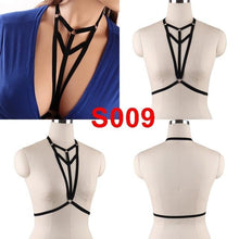 Load image into Gallery viewer, Body Harness Bra For  Women Fetish Chest Bondage Lingerie Erotic Cage Bra Gothic Garter Belt - UK Fashion Market
