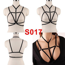 Load image into Gallery viewer, Body Harness Bra For  Women Fetish Chest Bondage Lingerie Erotic Cage Bra Gothic Garter Belt - UK Fashion Market
