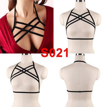 Load image into Gallery viewer, Body Harness Bra For  Women Fetish Chest Bondage Lingerie Erotic Cage Bra Gothic Garter Belt - UK Fashion Market

