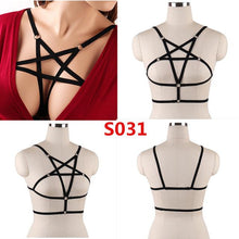 Load image into Gallery viewer, Body Harness Bra For  Women Fetish Chest Bondage Lingerie Erotic Cage Bra Gothic Garter Belt - UK Fashion Market
