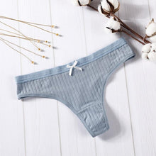 Load image into Gallery viewer, Sexy Lingerie Women's Cotton G-String Thong Panties String Underwear Women Briefs Pants Intimate Ladies Low-Rise Dropshipping - UK Fashion Market
