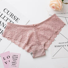 Load image into Gallery viewer, Sexy Lace Panties Women Fashion Cozy Lingerie Tempting Briefs High Quality Women's Underpant Low Waist Intimates Underwear - UK Fashion Market
