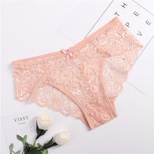 Load image into Gallery viewer, Plus Size S/XL Fashion High Quality Women's Panties Transparent Underwear Women Lace Soft Briefs Sexy Lingerie intimates - UK Fashion Market
