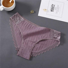 Load image into Gallery viewer, New Sexy Lace Panties For Women Girls Underwear Cotton Panty 2019 Soild Elasticity Comfortable Low-Rise Lingerie Panties M L XL - UK Fashion Market
