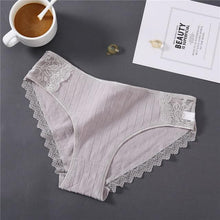 Load image into Gallery viewer, New Sexy Lace Panties For Women Girls Underwear Cotton Panty 2019 Soild Elasticity Comfortable Low-Rise Lingerie Panties M L XL - UK Fashion Market

