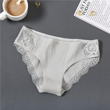 Load image into Gallery viewer, New Sexy Lace Panties For Women Girls Underwear Cotton Panty 2019 Soild Elasticity Comfortable Low-Rise Lingerie Panties M L XL - UK Fashion Market

