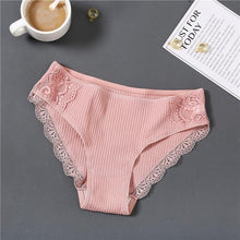 Load image into Gallery viewer, New Sexy Lace Panties For Women Girls Underwear Cotton Panty 2019 Soild Elasticity Comfortable Low-Rise Lingerie Panties M L XL - UK Fashion Market
