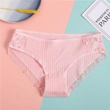 Load image into Gallery viewer, New Sexy Lace Panties For Women Girls Underwear Cotton Panty 2019 Soild Elasticity Comfortable Low-Rise Lingerie Panties M L XL - UK Fashion Market
